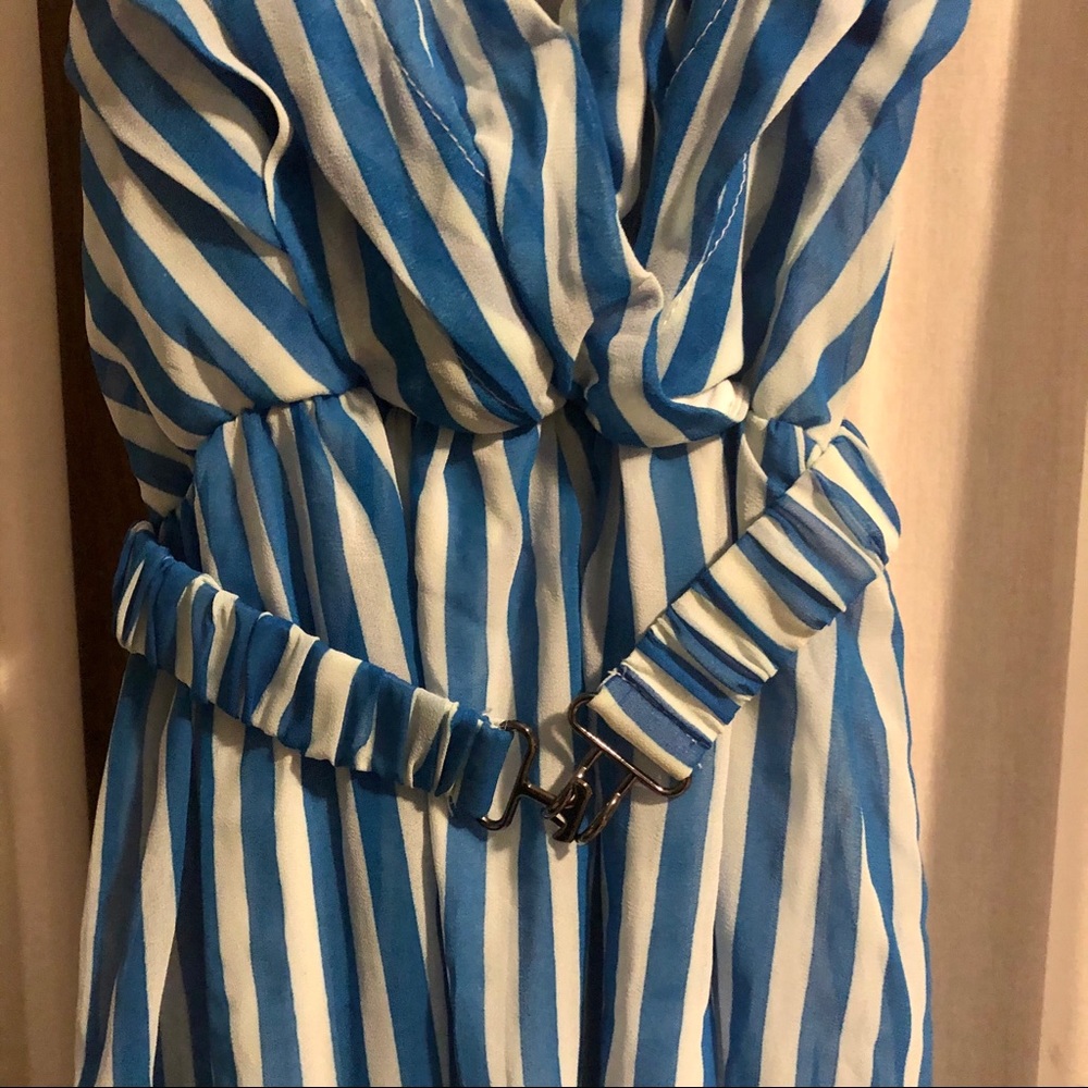 Very J blue and white striped dress - Picture 7 of 9